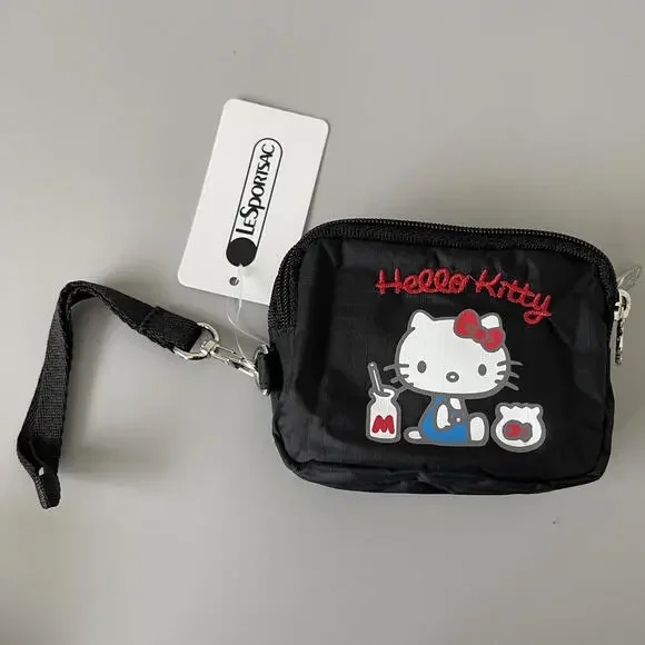 Lesportsac | Bags | Lesportsac Hello Kitty 3zipper Wristlet Wallet